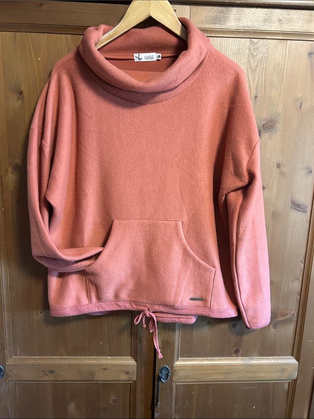 Carve Designs Rowayton Cowl-Neck Sweater, medium